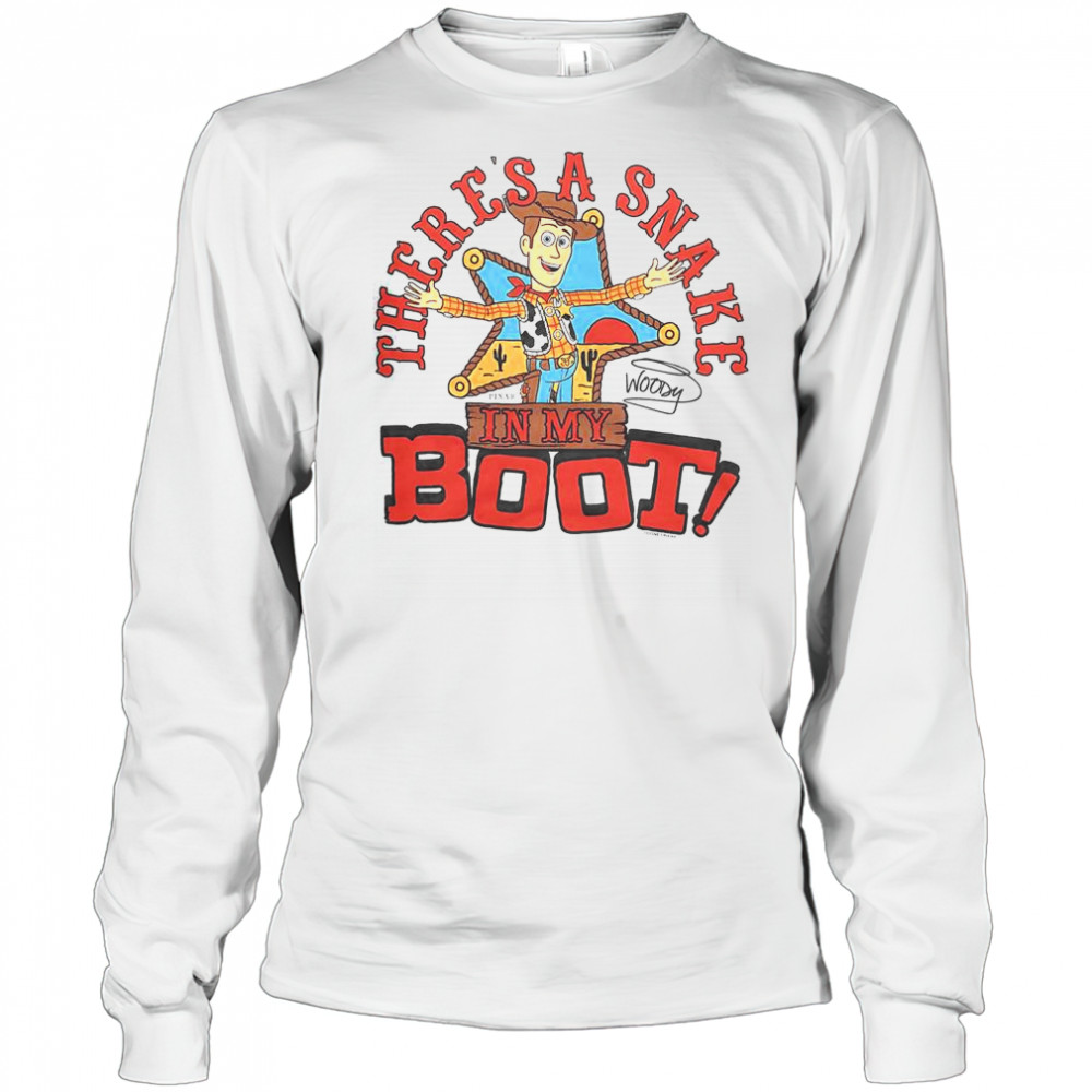 Toy Story Woody There’s A Snake In My Boot T-Shirt Long Sleeved