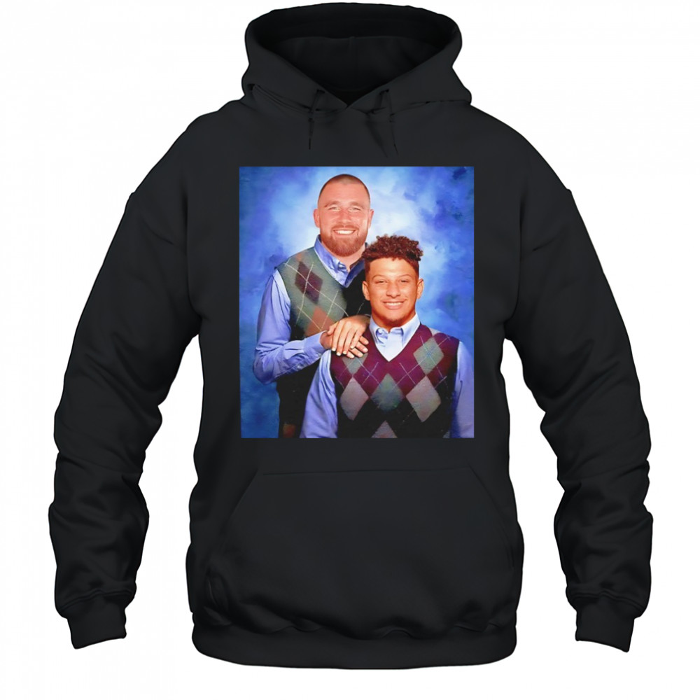 Travis Kelce and Patrick Mahomes Kansas City Chiefs NFL Step Brothers shirt Hoodie