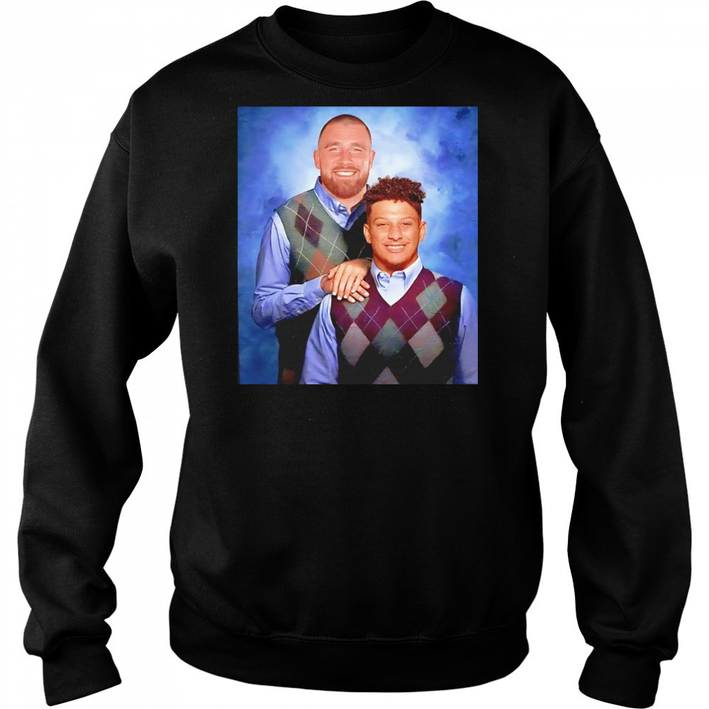 Travis Kelce and Patrick Mahomes Kansas City Chiefs NFL Step Brothers shirt Hoodie