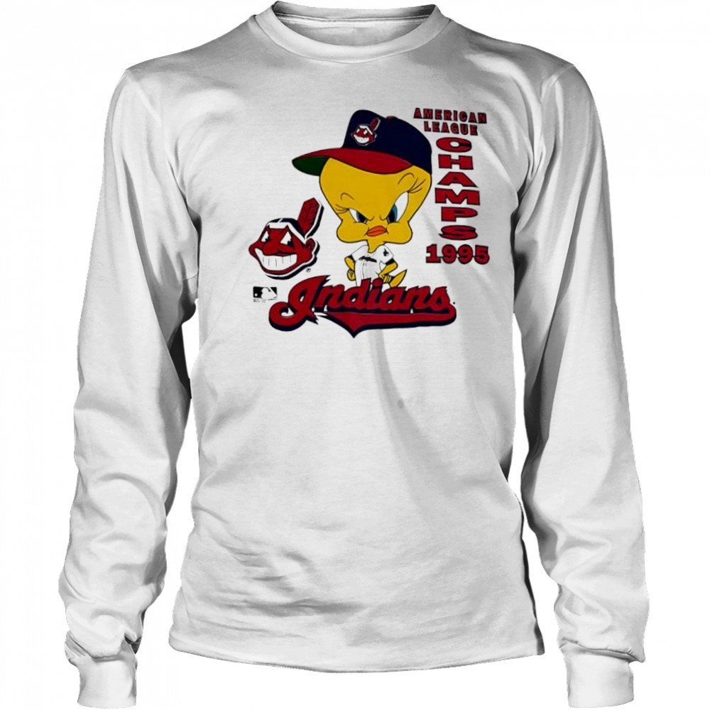 Tweety Bird Cleveland Guardians American League Champs 1995 shirt Long Sleeved