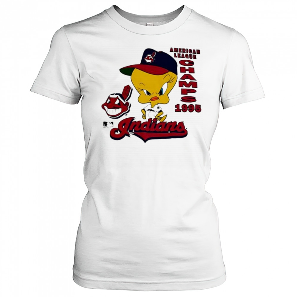Tweety Bird Cleveland Guardians American League Champs 1995 shirt Women's T-shirt