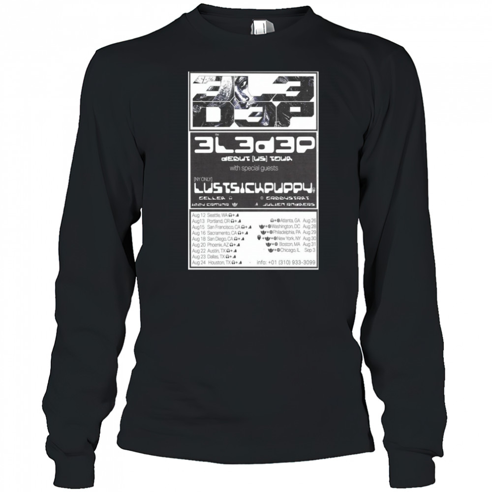 3L3D3P USA TOUR POSTER T-Shirt Long Sleeved