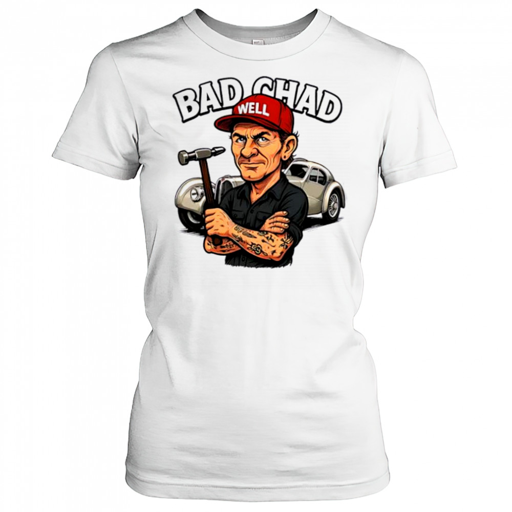 Bad chad well cartoon shirt Women's T-shirt