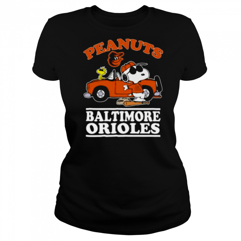 Baltimore Orioles Peanuts Snoopy Shirt Women's T-shirt