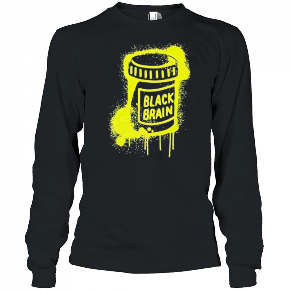 Black Brain shirt Long Sleeved