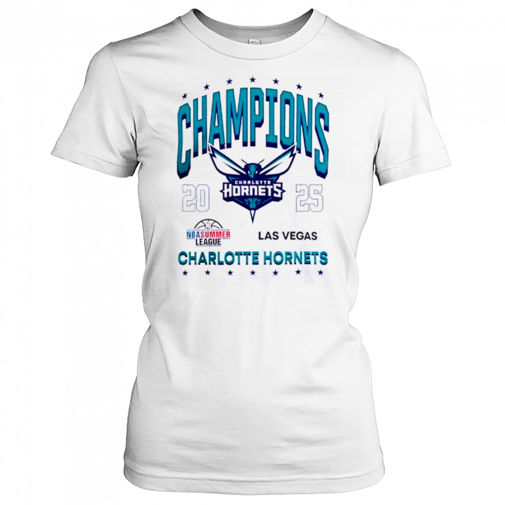 Charlotte Hornets 2025 NBA Las Vegas Summer League Champions T Shirt Women's T-shirt