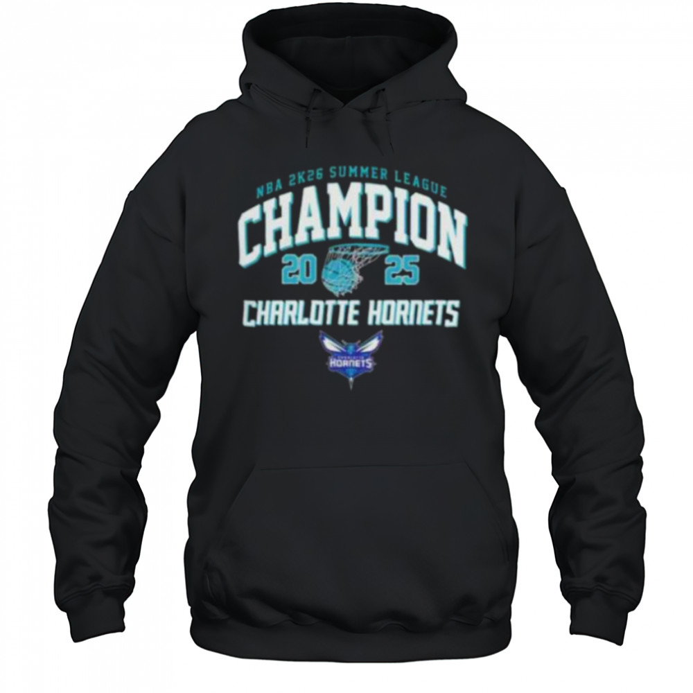 Charlotte Hornets NBA 2k26 Summer League 2025 Las Vegas Champions shirt Hoodie