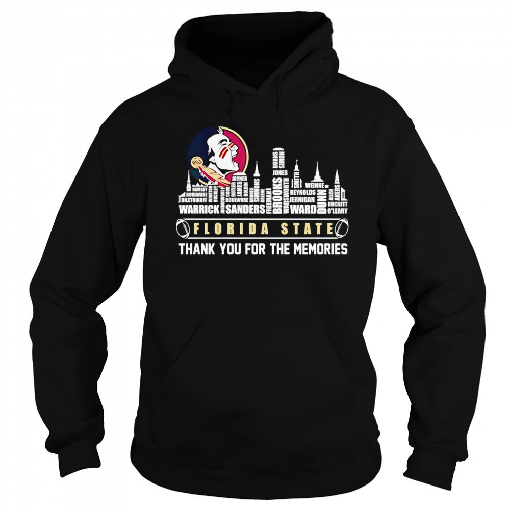 City skyline Florida State thank you for the memories shirt Sweatshirt