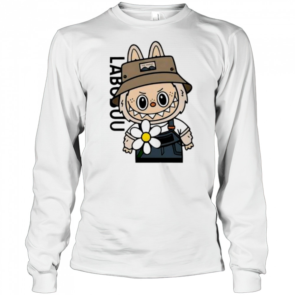 Cute Labubu Daisy Flower shirt Long Sleeved