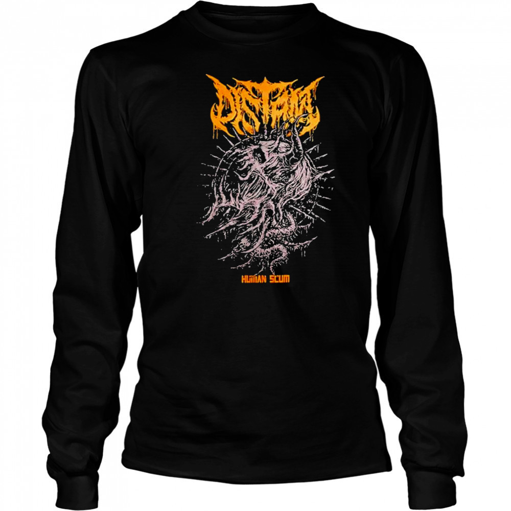 Distant Human Scum T-Shirt Long Sleeved
