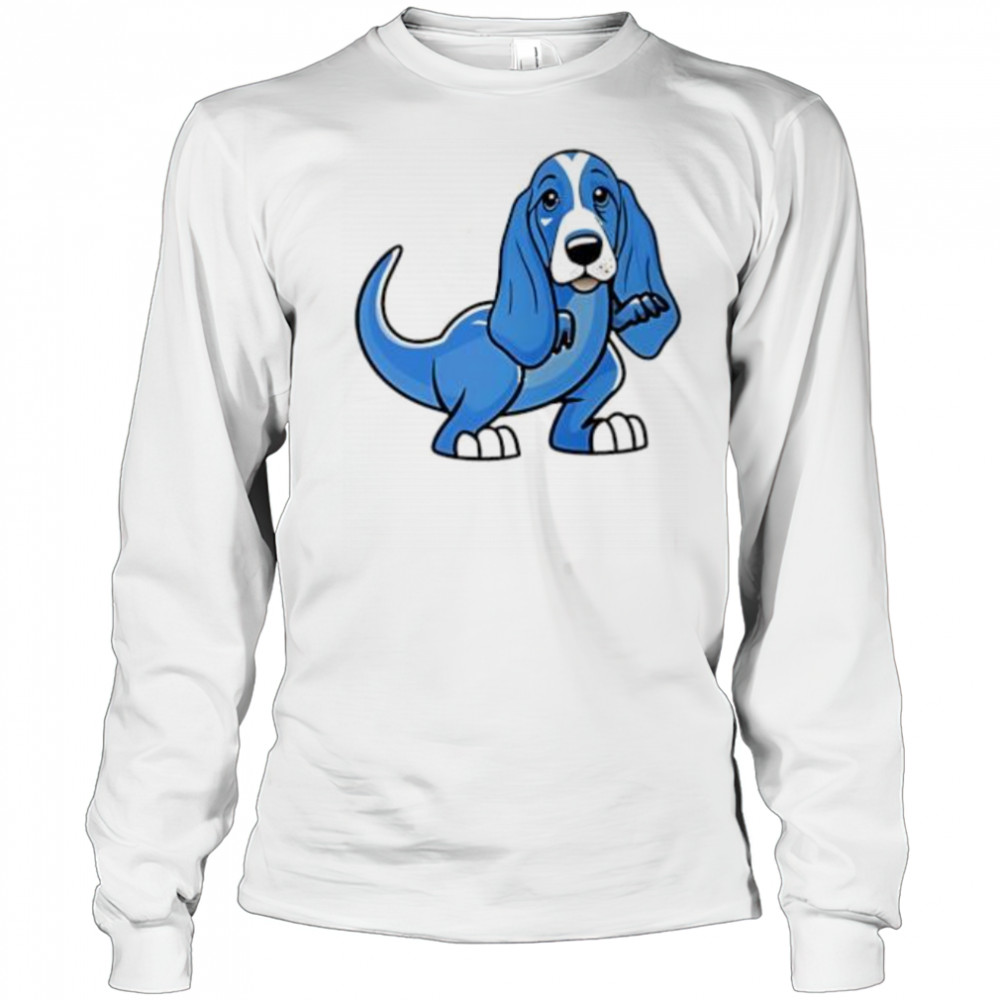 Dog bark saurus shirt Long Sleeved