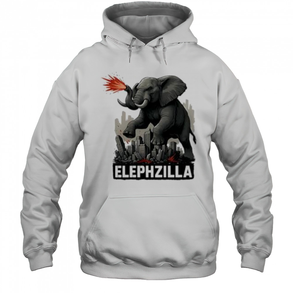Elephent Elephzilla Parody In Action shirt Hoodie
