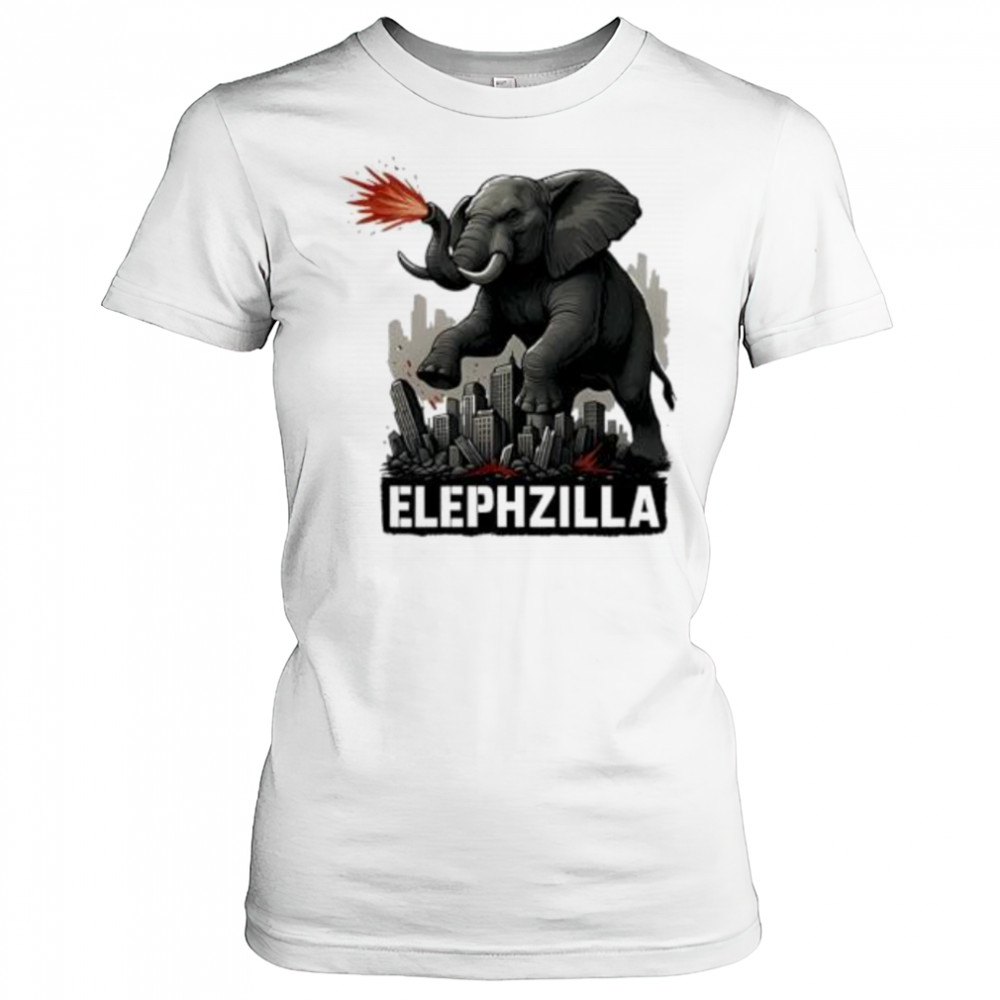 Elephent Elephzilla Parody In Action shirt Women's T-shirt