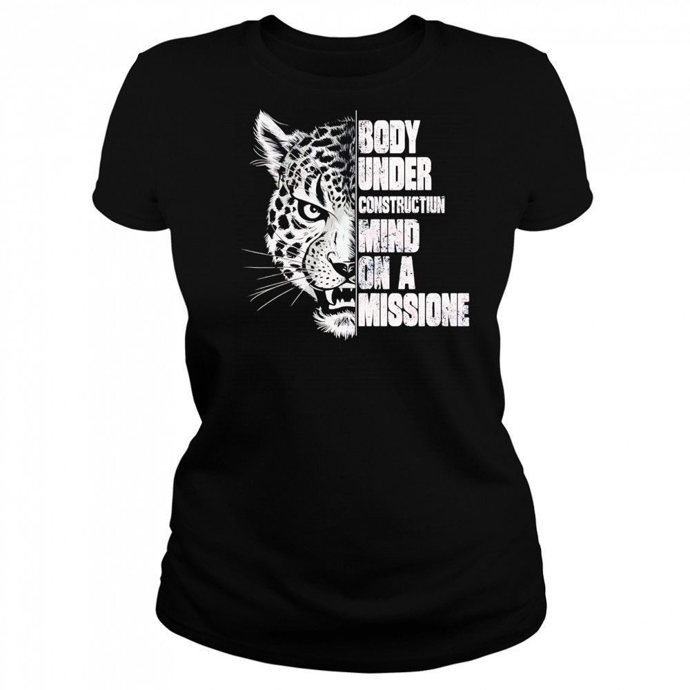 Jaguars body under construction mind on a mission shirt Women's T-shirt