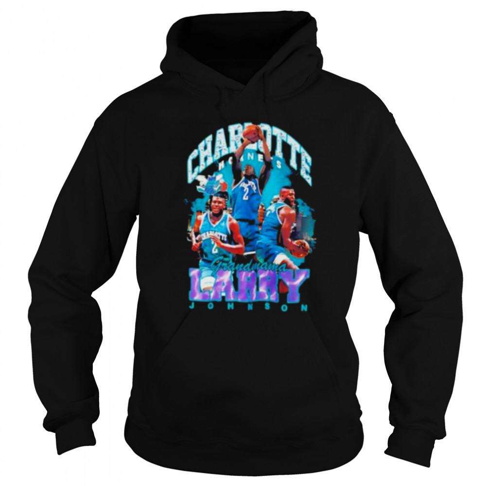 Larry Johnson Charlotte Hornets Grandmama Graphic T Shirt Sweatshirt