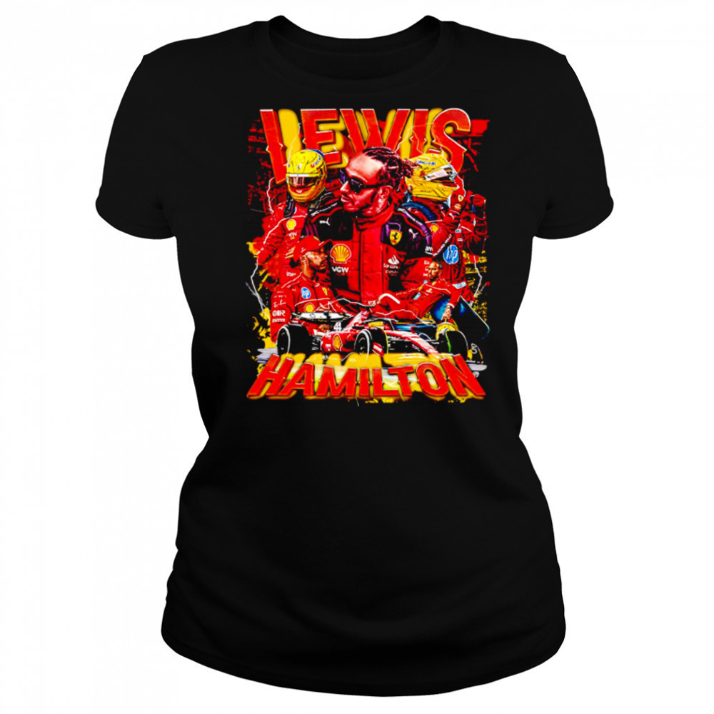 Lewis Hamilton the Goat F1 Range graphic shirt Women's T-shirt