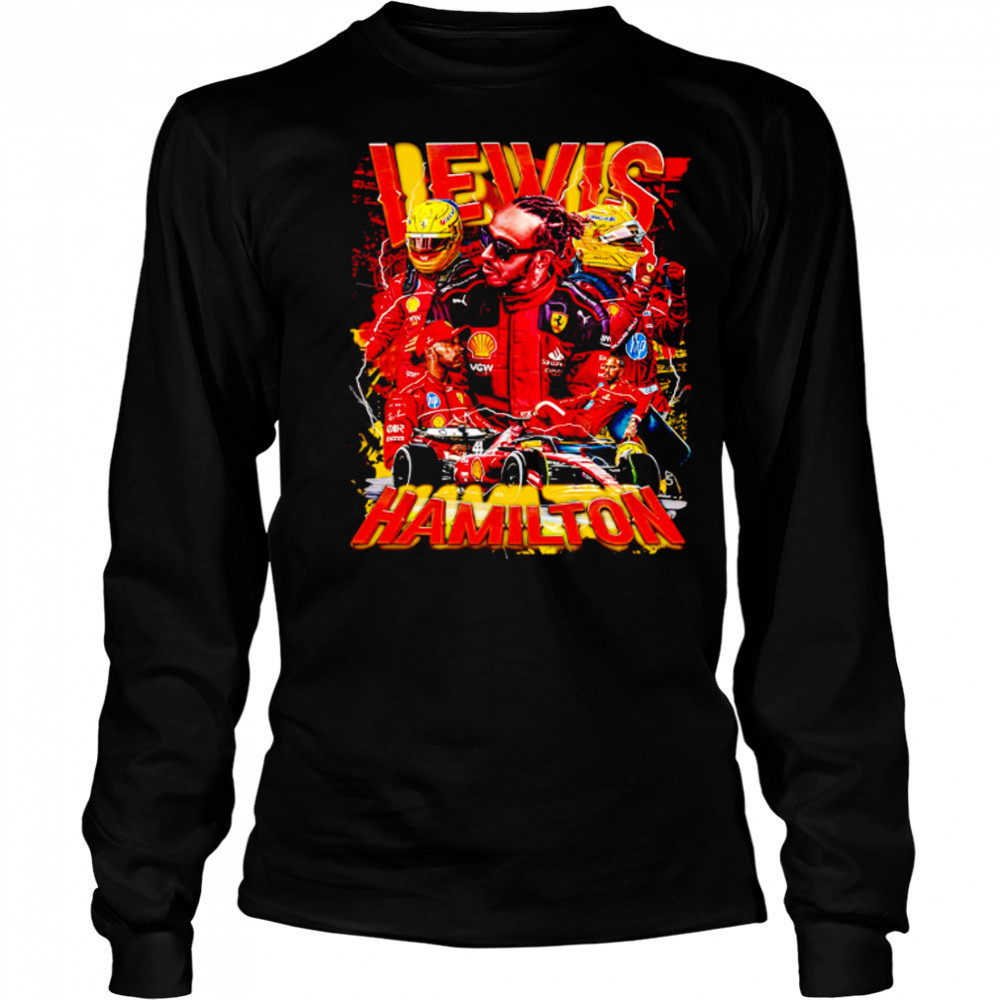 Lewis Hamilton the Goat F1 Range graphic shirt Long Sleeved