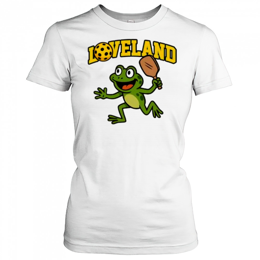 Loveland Frog Pickleball funny shirt Women's T-shirt