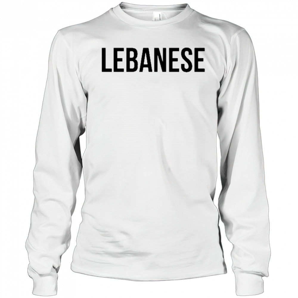 Mattie Westbrouck Wearing Lebanese T-Shirt Long Sleeved