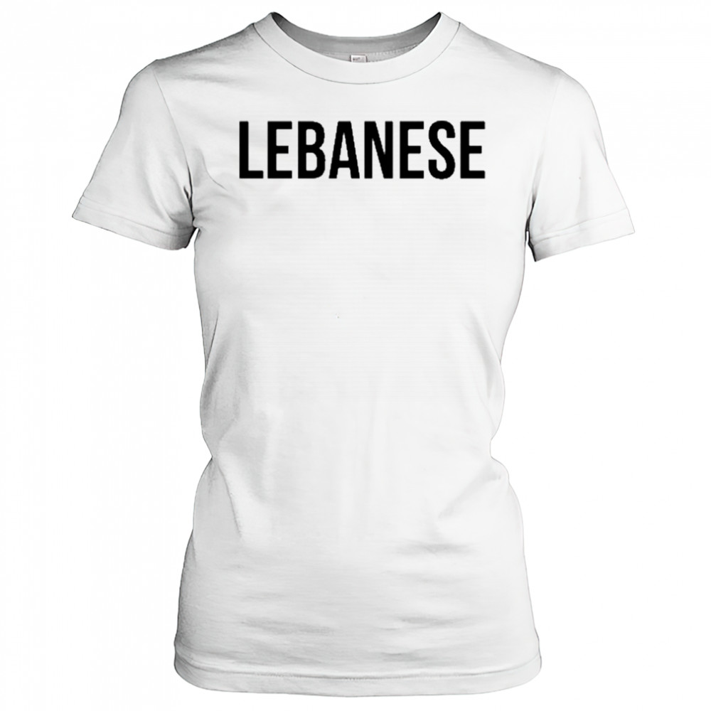 Mattie Westbrouck Wearing Lebanese T-Shirt Women's T-shirt