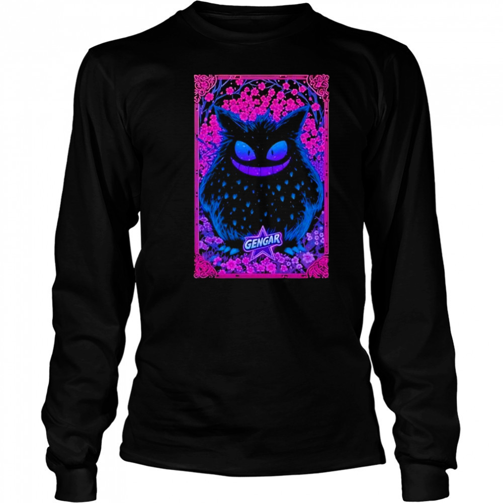 New Pokemon Gengar shirt Long Sleeved