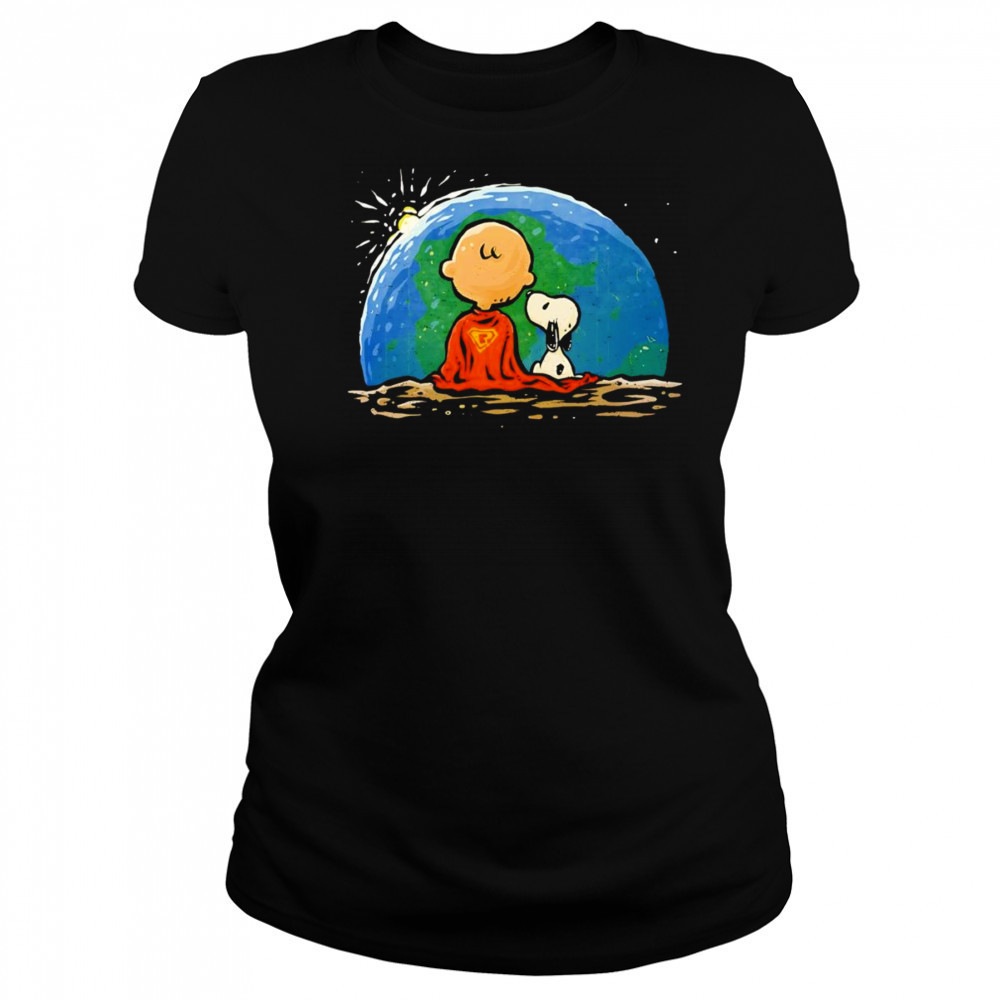 Peanuts Super Earthrise shirt Women's T-shirt