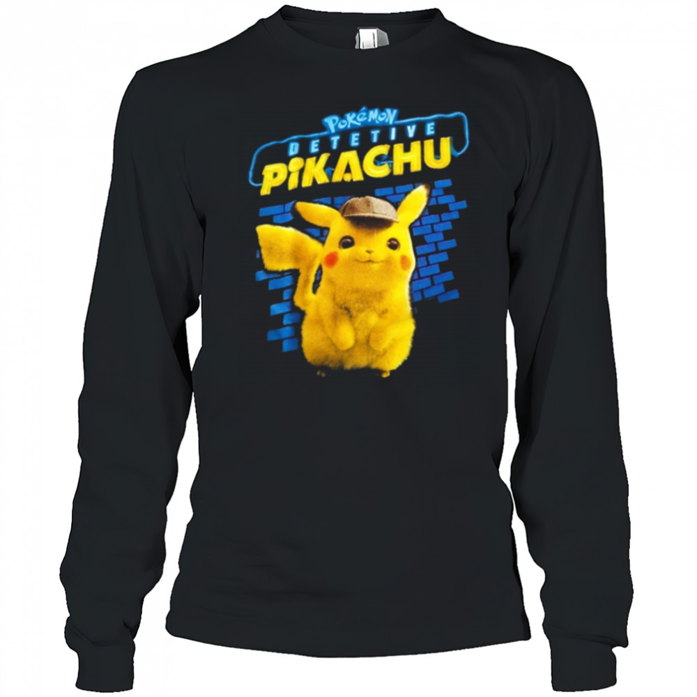 Pokemon Detective Pikachu T-Shirt Long Sleeved