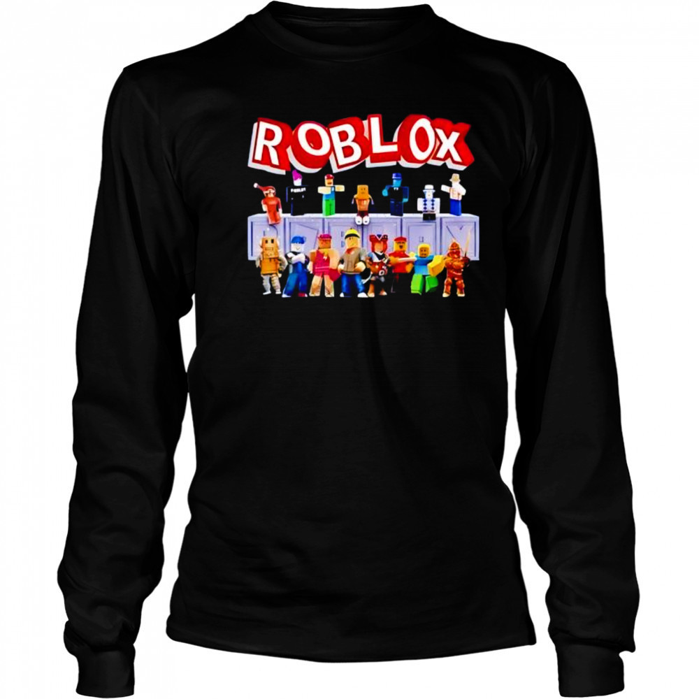Roblox team cartoon shirt Long Sleeved