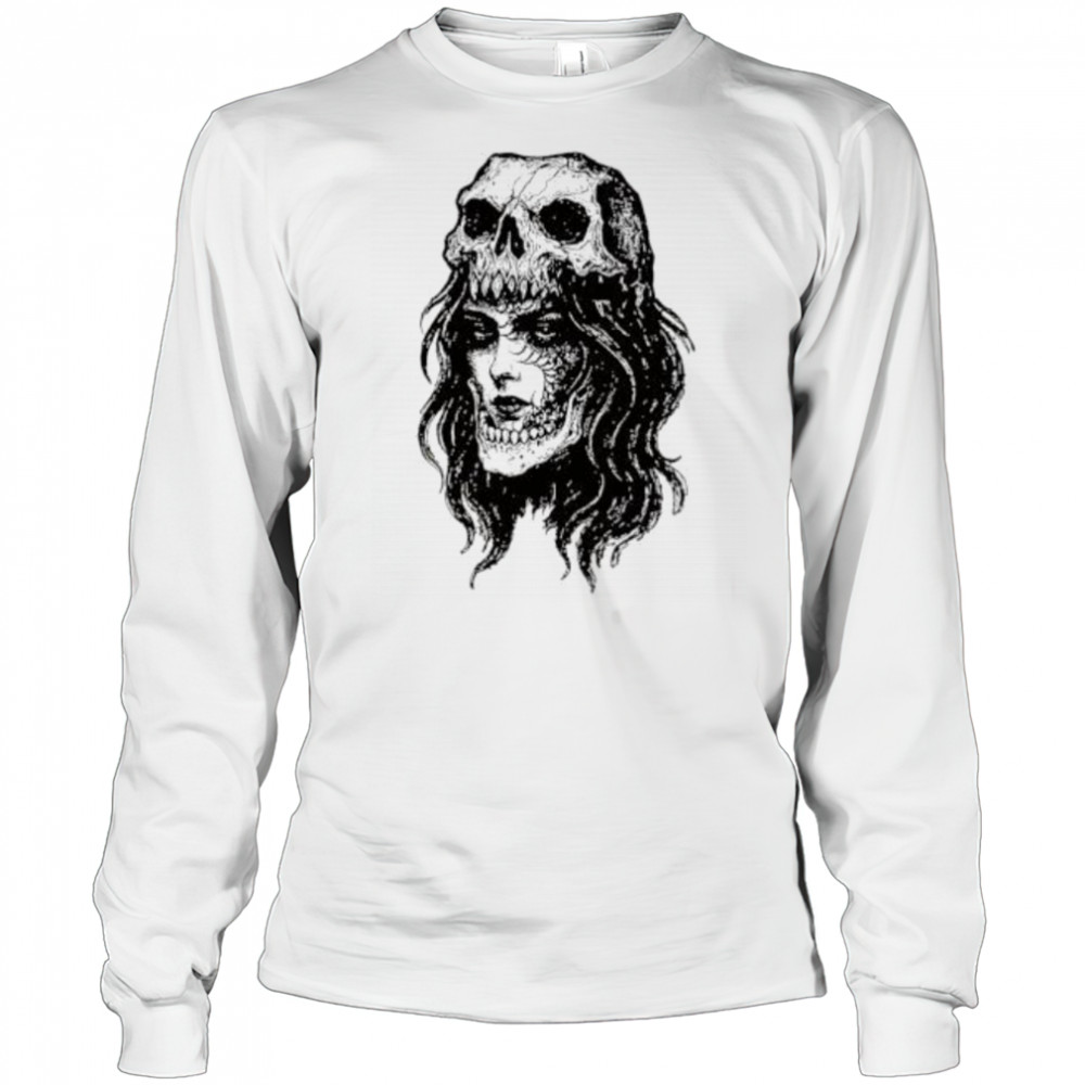Sentinel and Skull Woman shirt Long Sleeved
