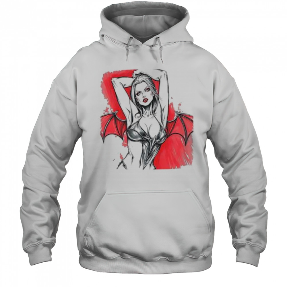Sexy Devil Lady Print shirt Hoodie