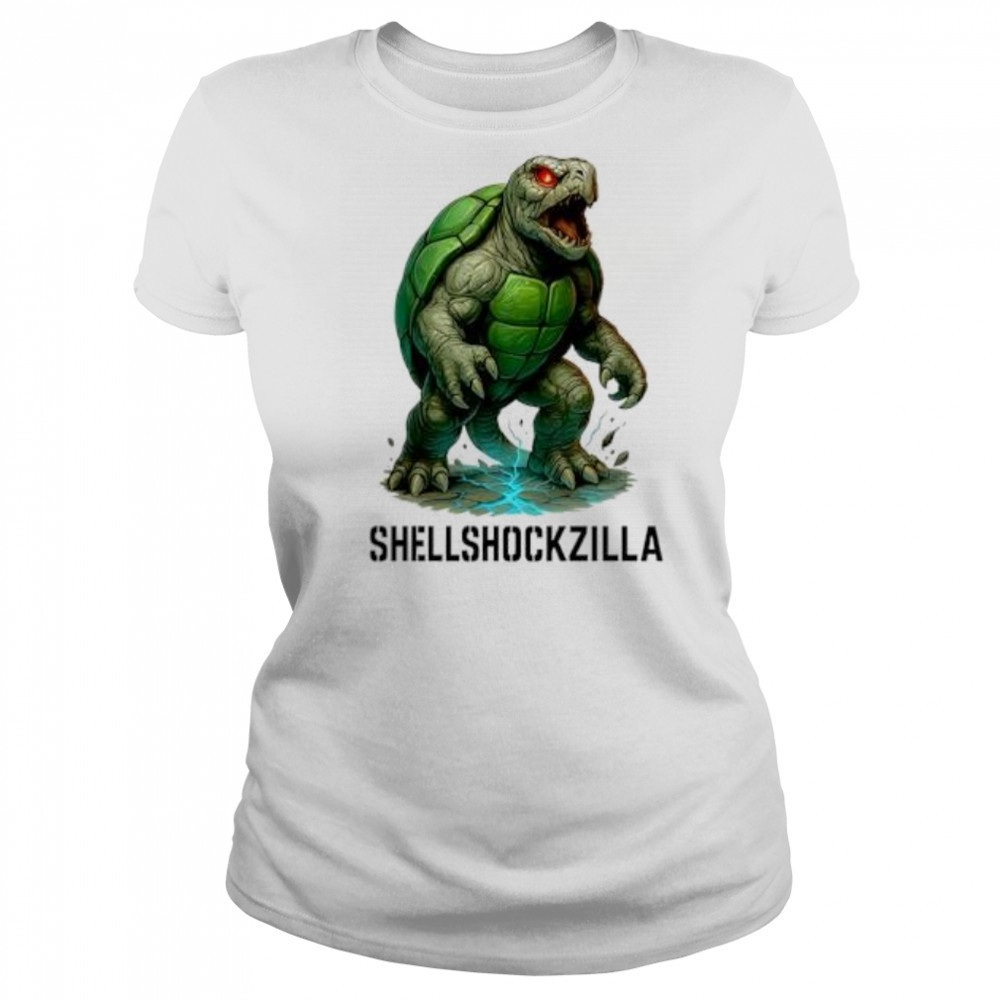 Shellshock Zilla Parody Turtle shirt Women's T-shirt