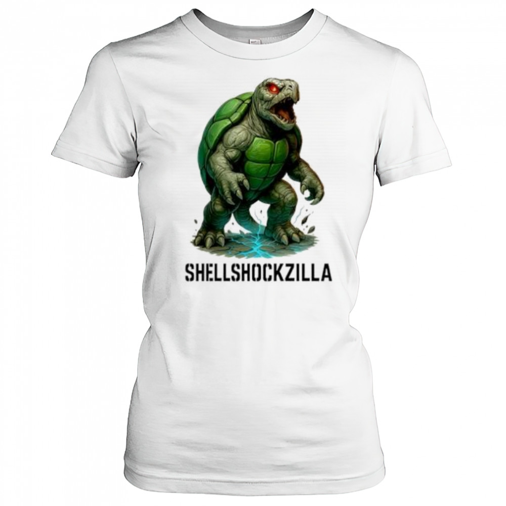 Shellshock Zilla Parody Turtle shirt Women's T-shirt