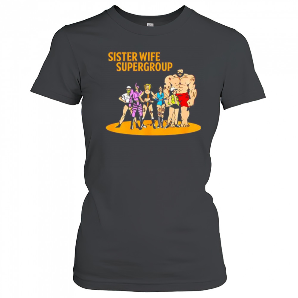 Sister Wife Supergroup cartoon shirt Women's T-shirt
