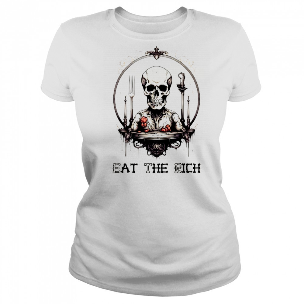 Skeleton ETR eat the rich shirt Women's T-shirt