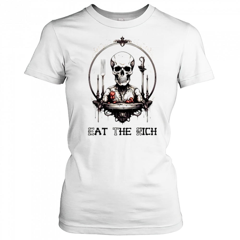 Skeleton ETR eat the rich shirt Women's T-shirt