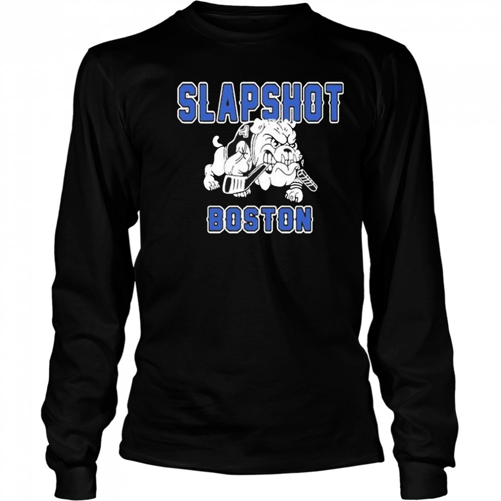 Slapshot Boston Bulldog T-shirt Long Sleeved