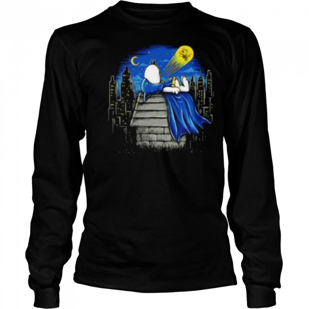 Snoopy Batman Batdog shirt Long Sleeved
