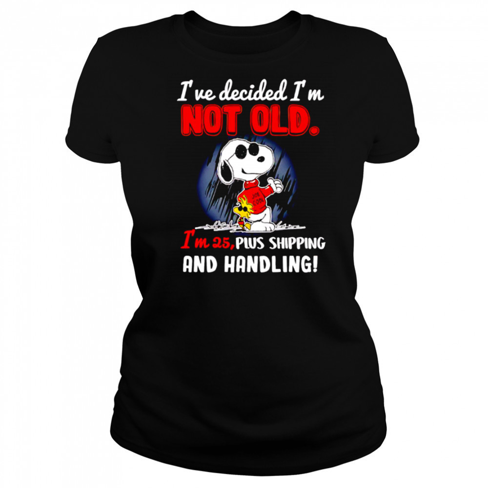 Snoopy Peanuts I’ve decided I’m not old shirt Women's T-shirt