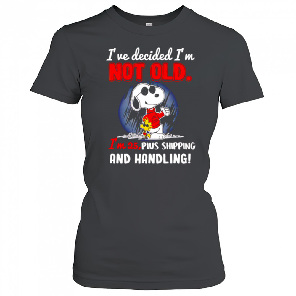 Snoopy Peanuts I’ve decided I’m not old shirt Women's T-shirt