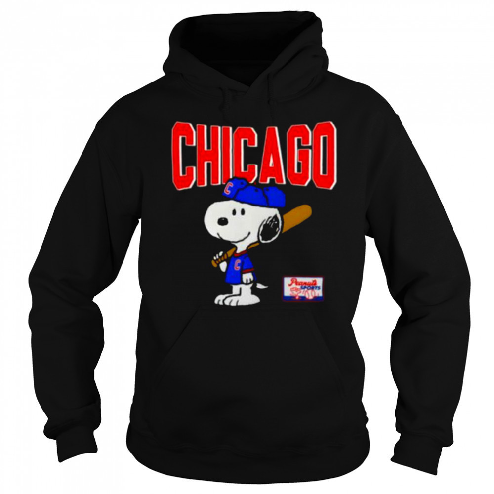 Snoopy Peanuts Ripple Junction Chicago Baseball shirt Sweatshirt