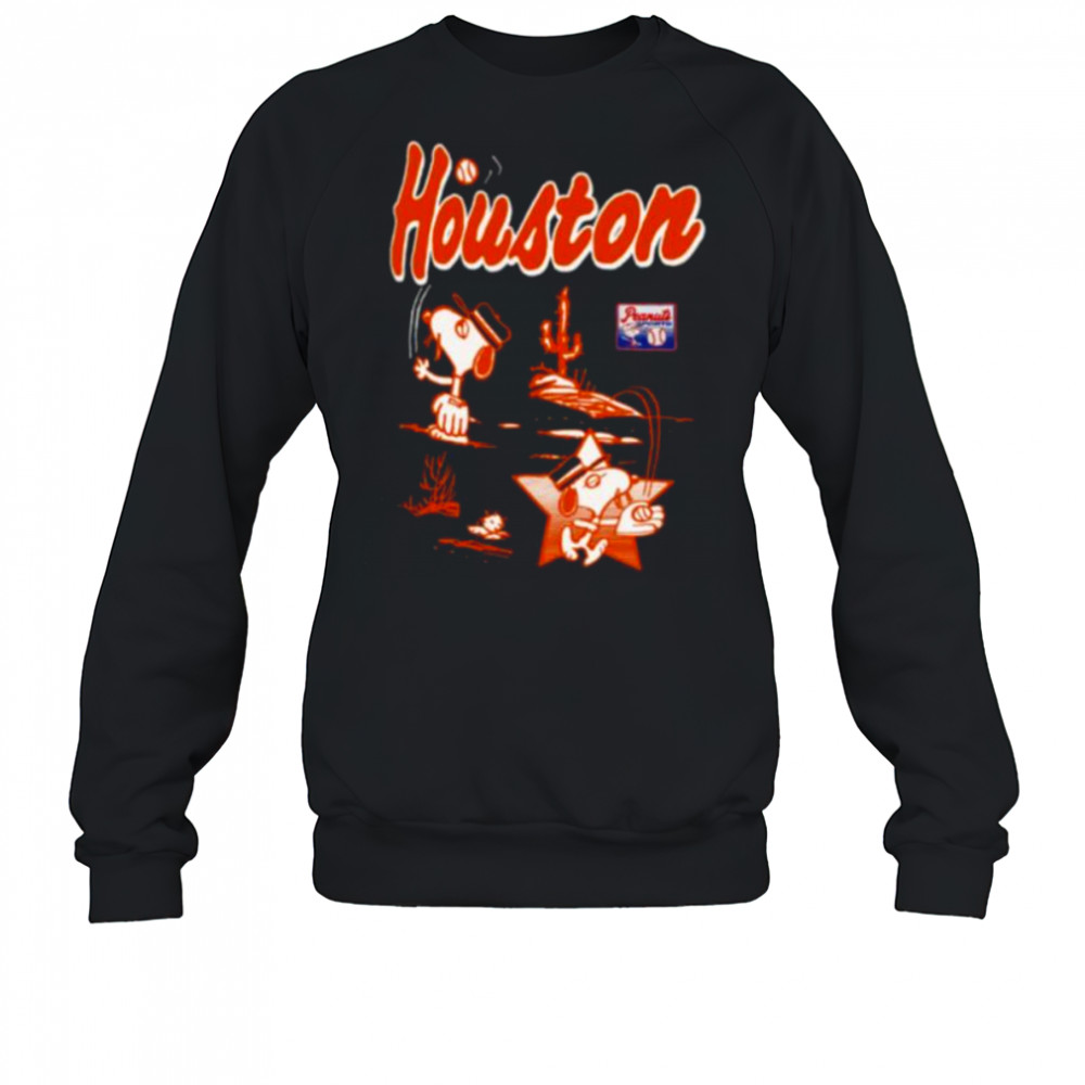 Snoopy Peanuts Ripple Junction Houston Baseball T Shirts Sweatshirt