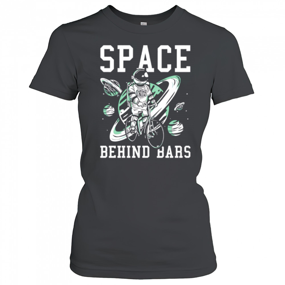 Space Behind Bars Bicycle Astronaut Graphic shirt Women's T-shirt