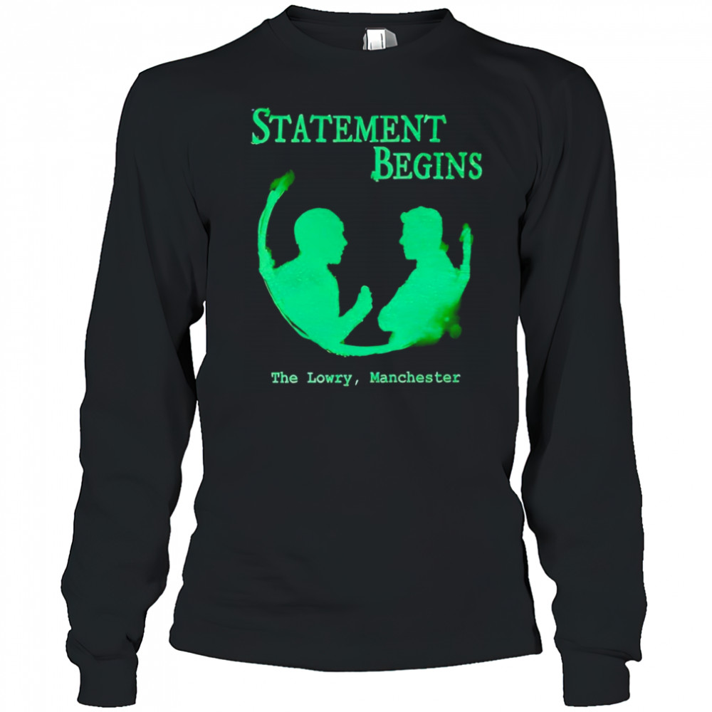 Statement begins the lowry Manchester shirt Long Sleeved
