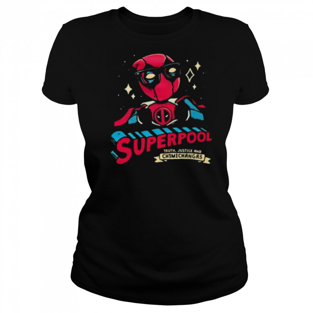 Superpool truth justice and chimichangas shirt Women's T-shirt