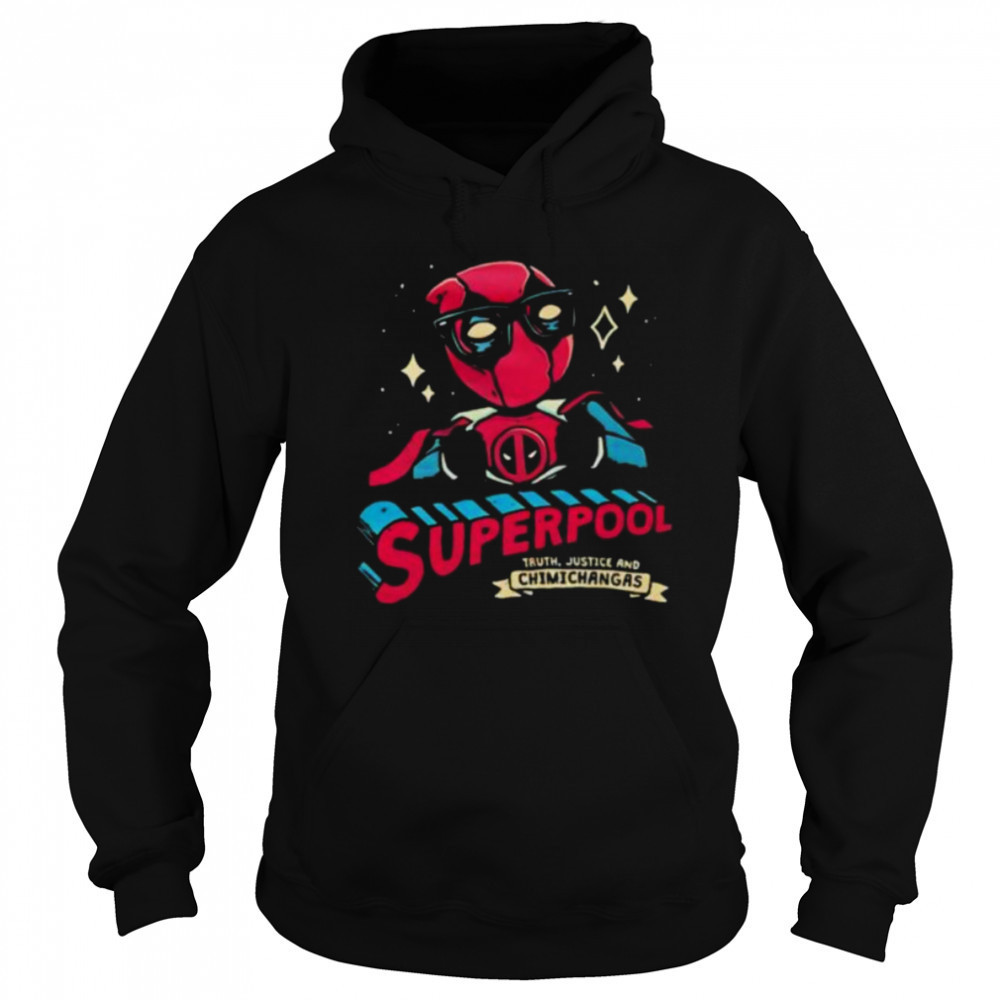 Superpool truth justice and chimichangas shirt Sweatshirt