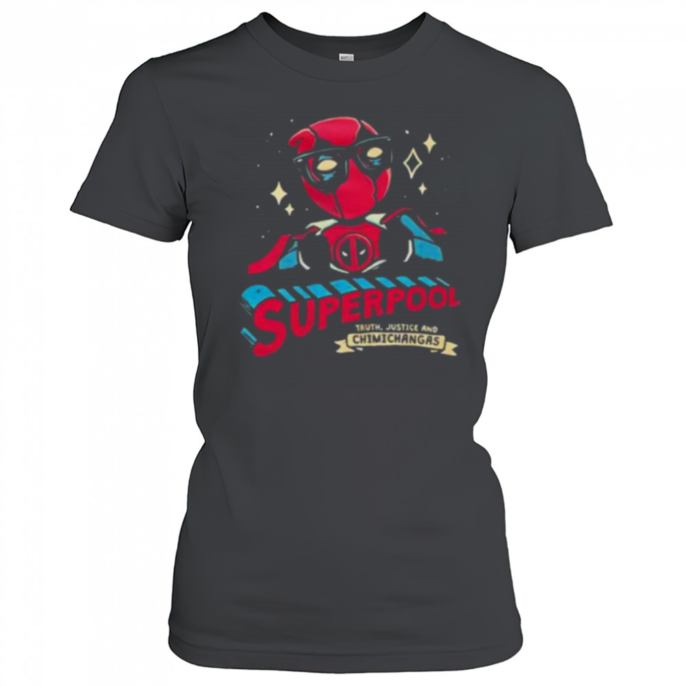 Superpool truth justice and chimichangas shirt Women's T-shirt
