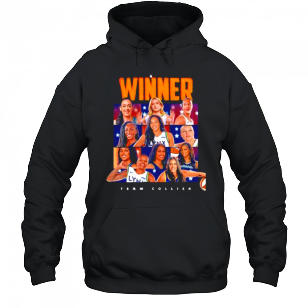Team Collier 2025 WNBA All Star Champion Winner T Shirt Hoodie