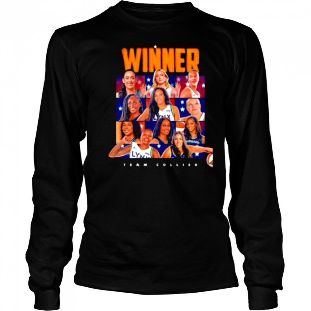 Team Collier 2025 WNBA All Star Champion Winner T Shirt Long Sleeved
