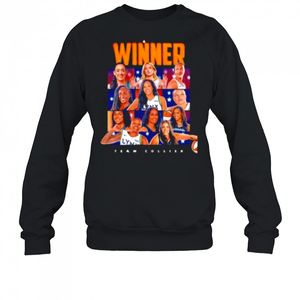 Team Collier 2025 WNBA All Star Champion Winner T Shirt Sweatshirt