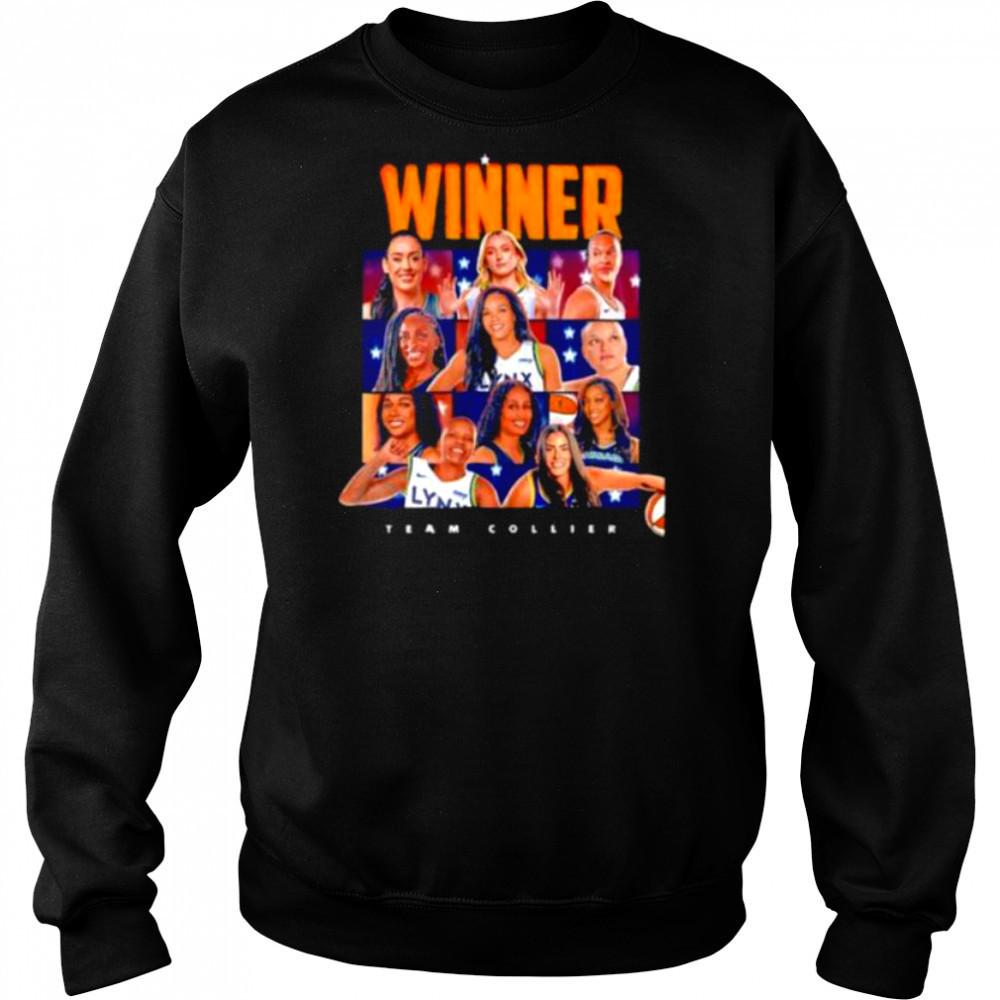 Team Collier 2025 WNBA All Star Champion Winner T Shirt Hoodie